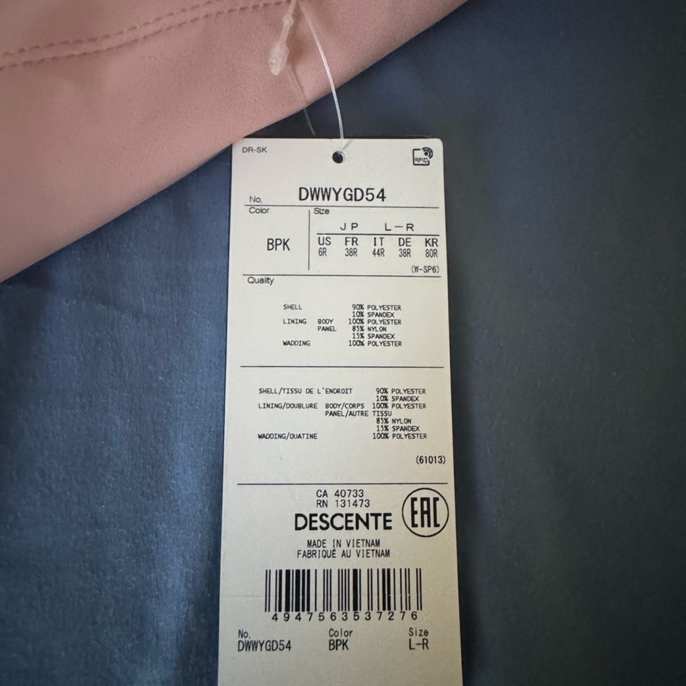 Descente Light Pink Women’s Insulated Ski Pants - Picture 10 of 11